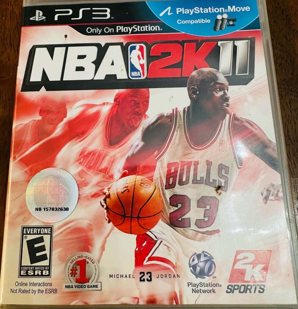 NBA 2K11 (Sony PlayStation 3, 2010) Michael Jordan Cover CIB